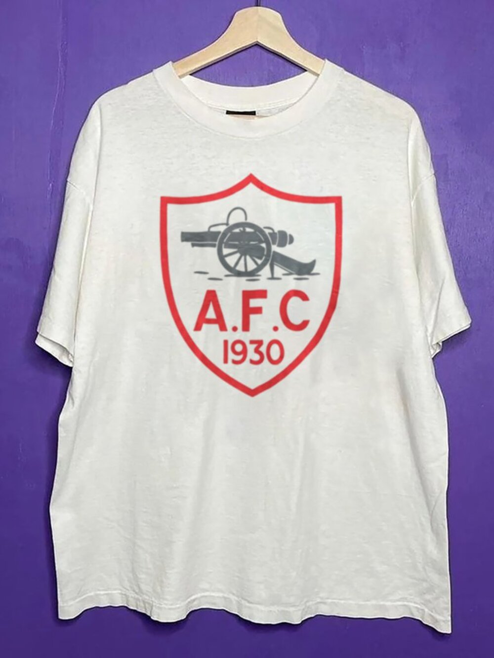 Vintage Arsenal FC 1930 Logo Shirt, Retro Arsenal Football Pullover Shirt Tee